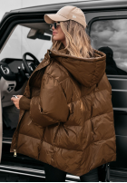 Puchowa Bunda oversize September čokoládová II