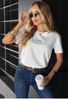 Tričko s potlačou Woman Biela