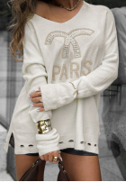 Ľahký Sveter Dreaming Of Paris ecru