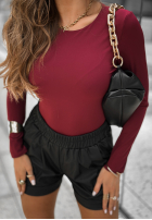 Blúzka longsleeve Not Anymore bordová