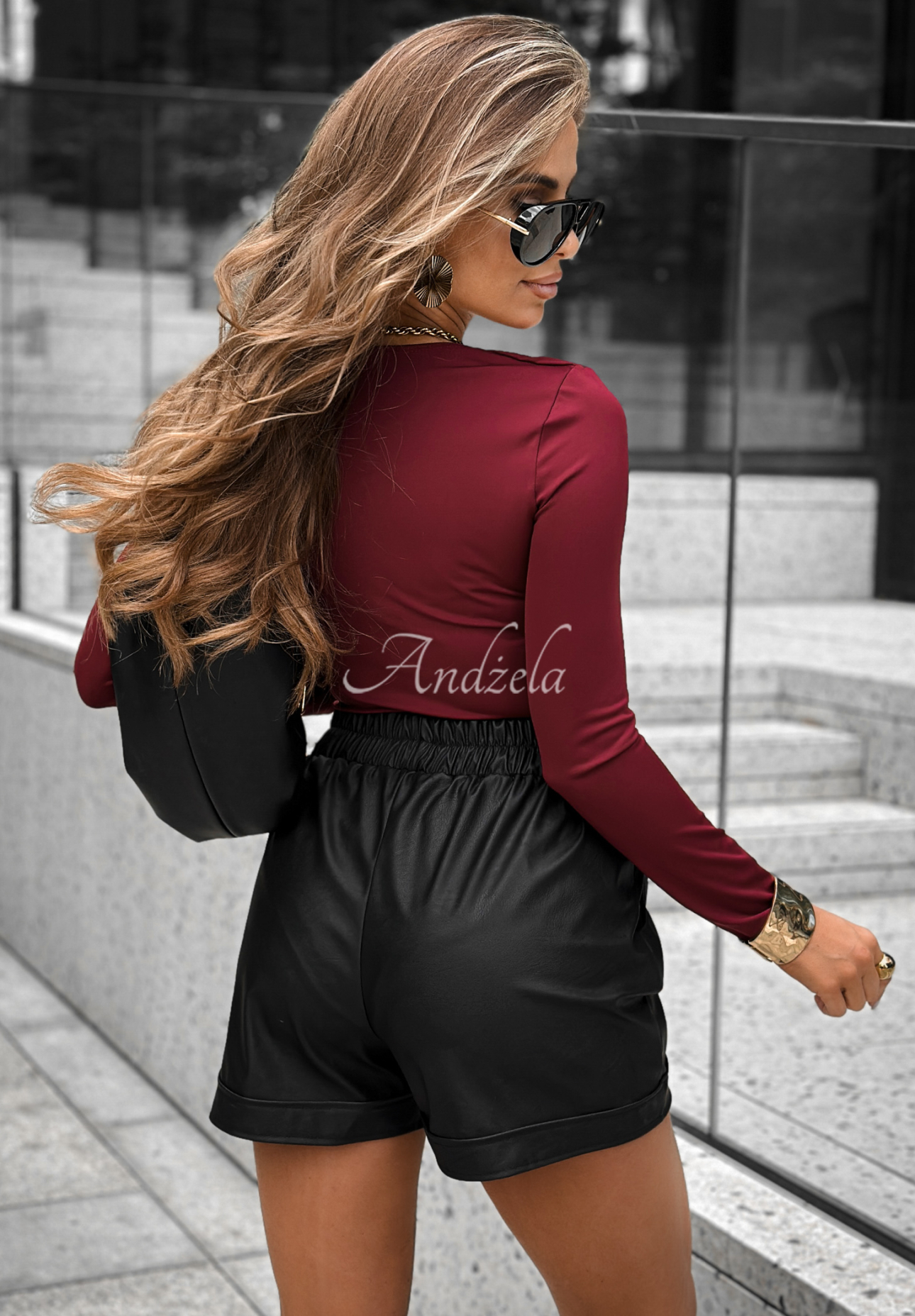 Blúzka longsleeve Not Anymore bordová