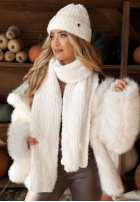 Szalik Winter Everywhere Biela