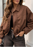 Bunda bomberka Give Me Truth čokoládová