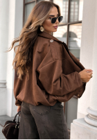 Bunda bomberka Give Me Truth čokoládová