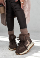 Sneakersy z futerkiem Getting Really Cold čokoládové
