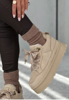 semiošové sneakersy Comfy In The Cold béžové