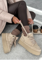 semiošové sneakersy Comfy In The Cold béžové