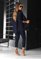 Nohavice džínosové skinny Hazelton tmavomodré