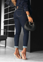 Nohavice džínosové skinny Hazelton tmavomodré