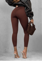 Legíny Push-Up Fit Females čokoládové