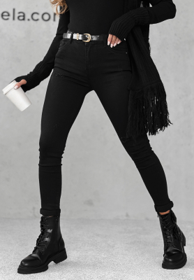 Skinny džínsy Give It Everything čierne