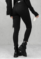 Nohavice džínosové mom fit Give It Everything čierne