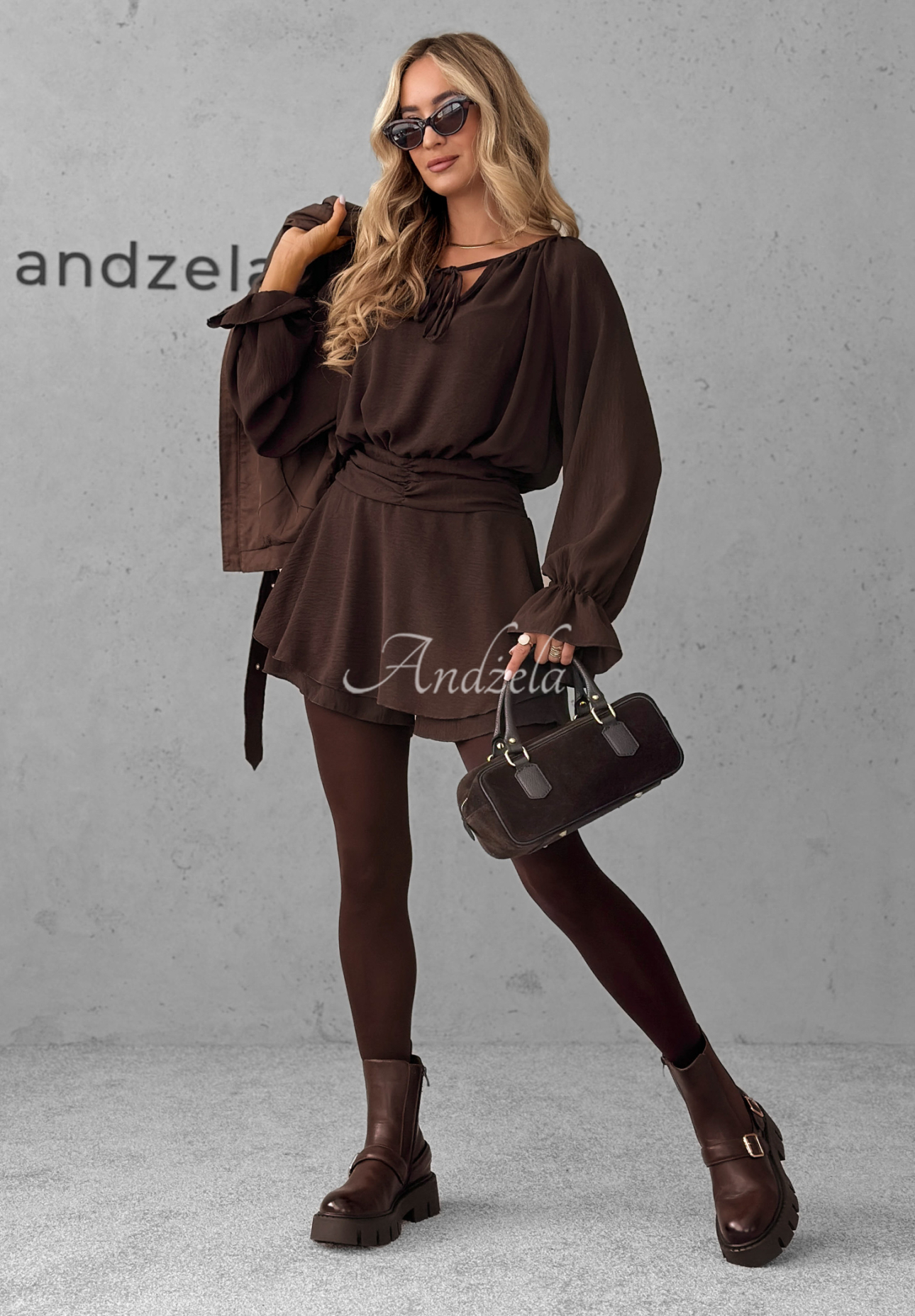 Overal mini Someone&#039;s Dream čokoládový