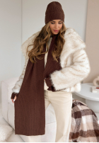 Súprava Čiapka, szalik, Rukavičky  3in1 Winter Threads čokoládový