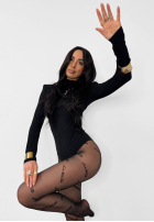 Body ze stójką La Milla Need Somebody čierne