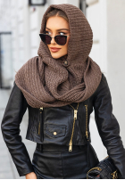 Čiapka z szalikiem balaclava Shade Of WInter čokoládová