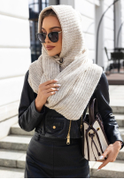 Čiapka z szalikiem balaclava Shade Of WInter svetlo béžový