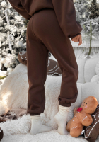 Vianočný Tepláková súprava Mikina i Nohavice Christmas Cookies čokoládový