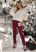 Sveter alpaka z kryształkami Soft And Dazzling ecru