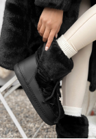 Śniegowce z futerkiem End Of Year čierne