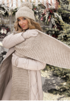 Súprava Čiapka, szalik, Rukavičky  3in1 Best Winter Days béžový