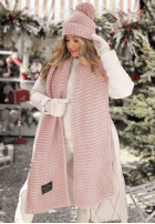 Súprava Čiapka, szalik, Rukavičky  3in1 Best Winter Days béžový púdrovo ružová