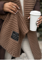 Súprava Čiapka, szalik, Rukavičky  z wełną 3in1 Best Winter Days Mokka