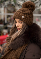 Súprava Čiapka, szalik, Rukavičky  3in1 Best Winter Days čokoládový