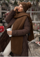 Súprava Čiapka, szalik, Rukavičky  3in1 Best Winter Days čokoládový