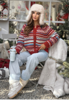 Futrzana Čiapka uszatka Winter Bear ecru