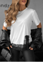 Tričko z koronką Daily Lace ecru