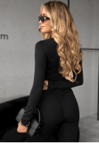 Blúzka longsleeve z koronką Miss In Me čierna