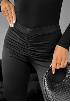 Legíny z marszczeniem Lazy Afternoon čierne