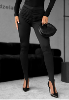 Legíny z marszczeniem Lazy Afternoon čierne