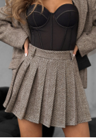 Sukňa mini Not Tonight béžová