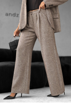 Eleganckie Nohavice Not Tonight béžové