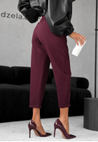 látkové Nohavice It Was Real bordové