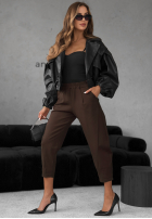 látkové Nohavice It Was Real čokoládové