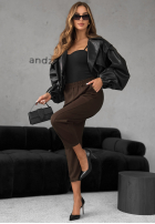 látkové Nohavice It Was Real čokoládové