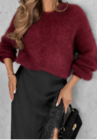 Sveter Warm Hug bordová