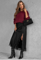 Sveter Warm Hug bordová