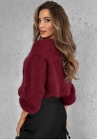 Sveter Warm Hug bordová