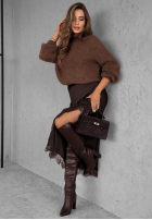 Sveter Warm Hug čokoládový