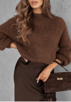 Sveter Warm Hug čokoládový