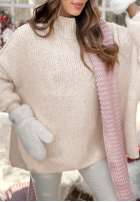 Sveter oversize October Chill béžový