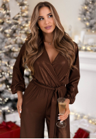 Dlhý Overal Not Sure Yet čokoládový