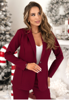 Súprava Sako i Nohavice Don't Start bordová