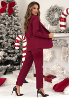 Súprava Sako i Nohavice Don't Start bordová