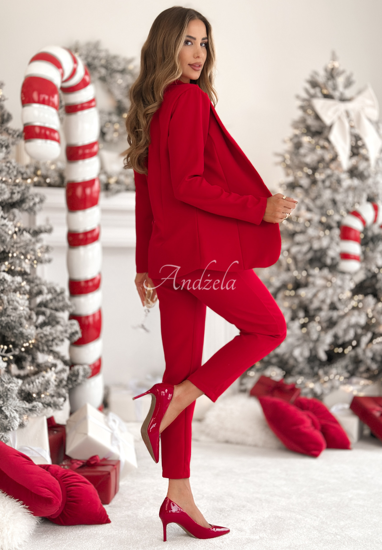 Súprava sako a nohavice Don&#039;t Start červený