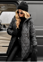 Prešívaná Bunda s kapucňou Chilly Nights čierna